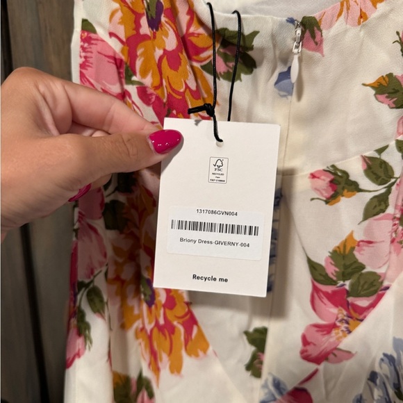 REFORMATION NWT Briony Dress in Giverny - Picture 5 of 10